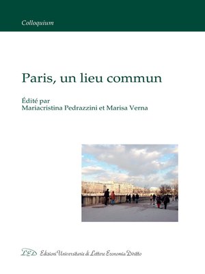 cover image of Paris, un Lieu Commun